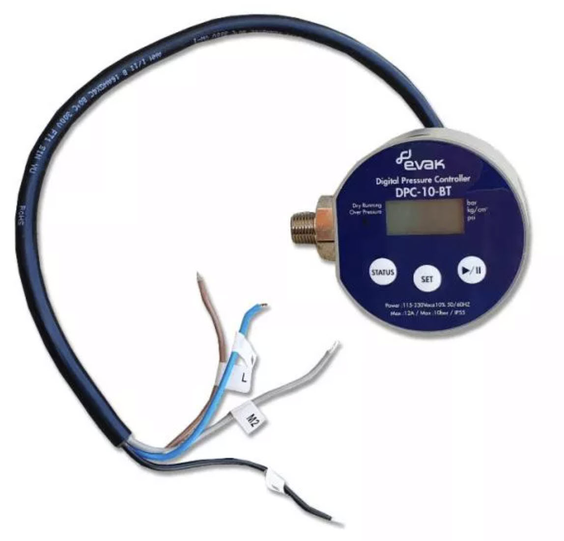 EVAK DPC 10 BLUE TOOTH 230V/50Hz/12A kabel 0.5m